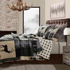Lodge Quilt Set Full/QUEEN Size Plaid Patchwork Rustic Cabin Bedding