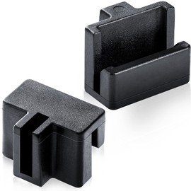 20 Pieces Hanging File Rail Clips Specialty Storage Black File Folder Plastic Rail Clip, Plastic Folder for Wood Drawers, Keep Your Folders Neat and Organized