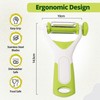 MantraRaj 3 in 1 Multi-Functional Peeler Multi Vegetable Straight Serrated