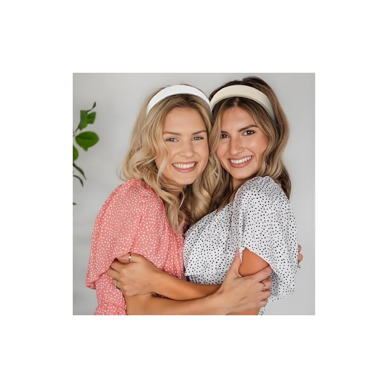 GeorgeX Diademas para Mujeres, 4 PCS Diademas Antideslizantes de Moda