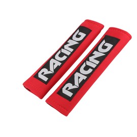 LAS Racing 28208 Seat Belt Pads, Red, Pack of 2