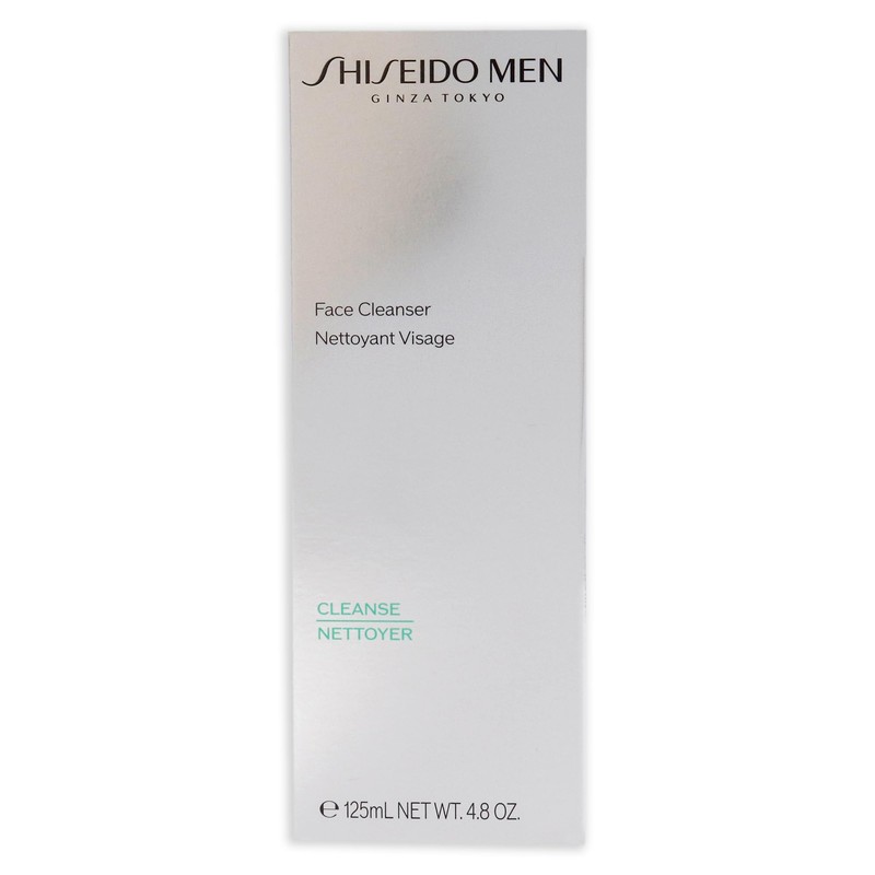 Shiseido Men's Cleansing Foam, 4.6 oz (130 g), Face Wash