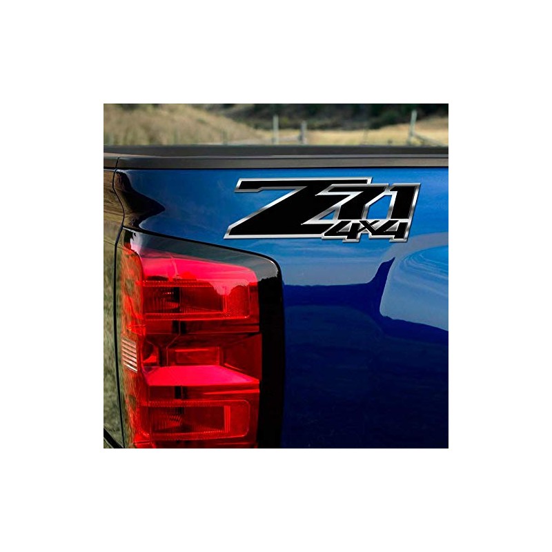 Decals Z71 Black Silverado 4x4 Sticker Set