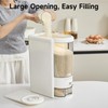 UFORU Rice Dispenser 20 lbs | Large Rice Storage Container