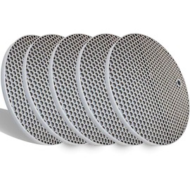5 Pcs Extra Thick Silicone Trivets Pot Holder and Oven Mitts,Trivets for Hot Dish,Nonslip Insulation Honeycomb Rubber Hot Pads for Countertop,Multi-Purpose,Flexible Mats Heat Resistant Potholders,Grey