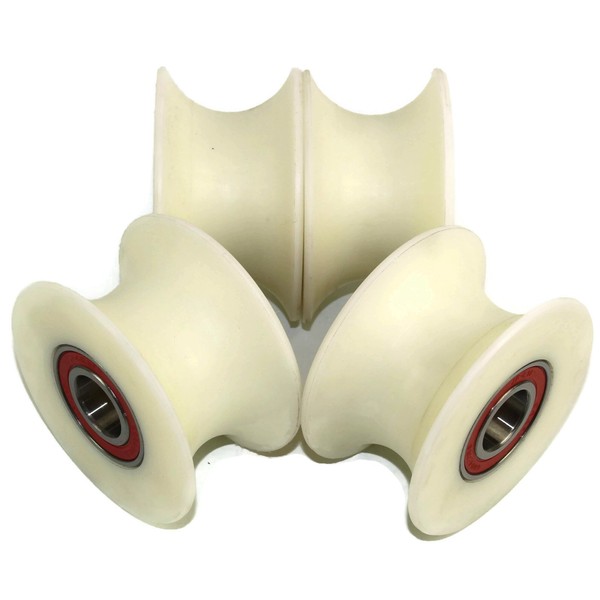 Smart Machines: 4 x 80mm Diameter Nylon Pulleys with Various