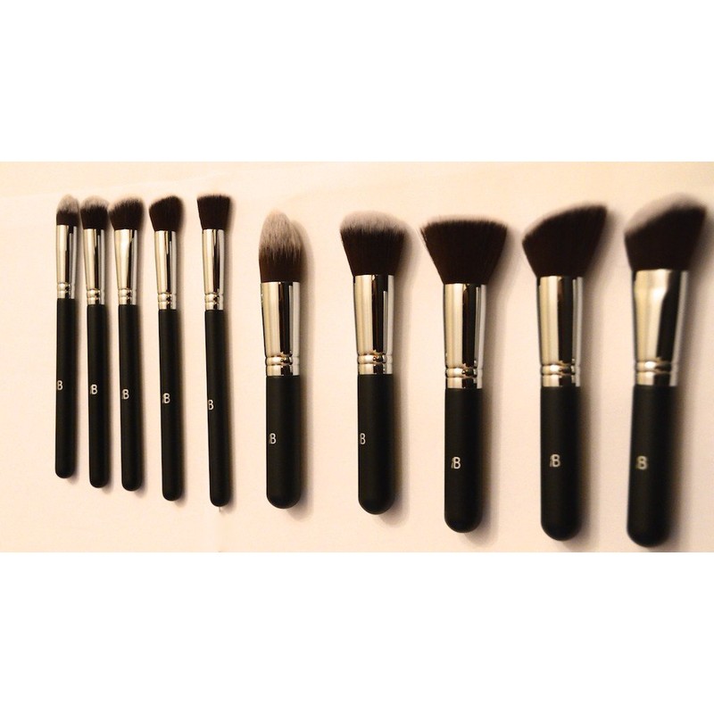 IB Essential 10pc Piece Luxury Black With Chrome Copper Silver