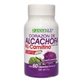 Corazon Alcachofa Carnitina Cap Bajar Peso Sabor Neutro