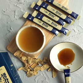 미식한가 그대로 생강 생강청 스틱생강 20ml 60포 Gourmet Ginkgo Raw Ginger Ginger Syrup Stick Ginger 20ml 60 Packs