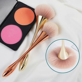 See detailed description Powder brush blusher all at once travel makeup makeup blush cosmetics gold / 파우더 브러시 블러셔 한번에 여행용 메이크업 메이크업 볼터치 화장품 골드