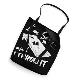 I'm Sexy And I Throw It Board Sand Bag Toss Cornhole Tote Bag