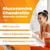 Doctor's Best Glucosamine Chondroitin Msm with OptiMSM Capsules, Joint Support