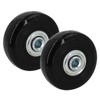 AcbbMNS 4 Pcs Luggage Suitcase Replacement Wheels 50mm x 18mm,