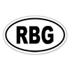 CafePress RBG Oval Sticker Oval Car Bumper Sticker