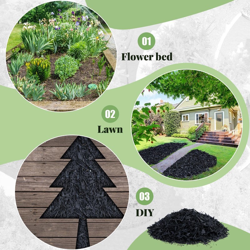 Frienda Shredded Rubber Mulch 2.23 Cu. ft. - 40 Lbs