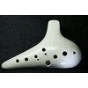 Woodnote New ABS White 12 Holes Alto C Ocarina Flute/Free