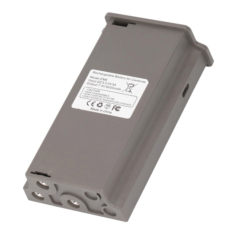 Trail Camera Battery Pack 6000mAh Cellular Trail Camera Rechargeable Lithium