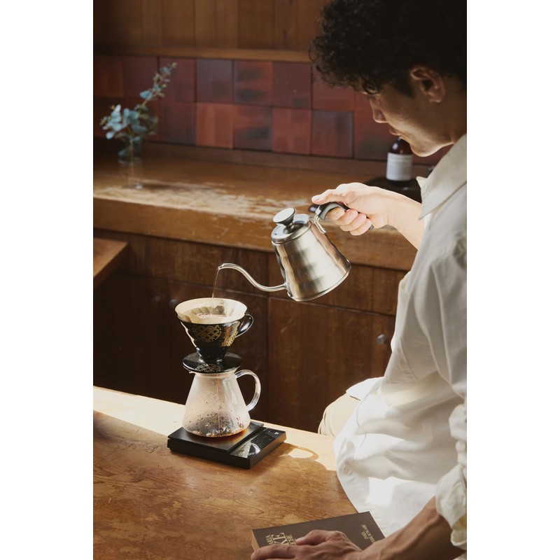 HARIO VDC-02-SPB Ceramic Dripper 02 Cloisonne Black, For 1 -