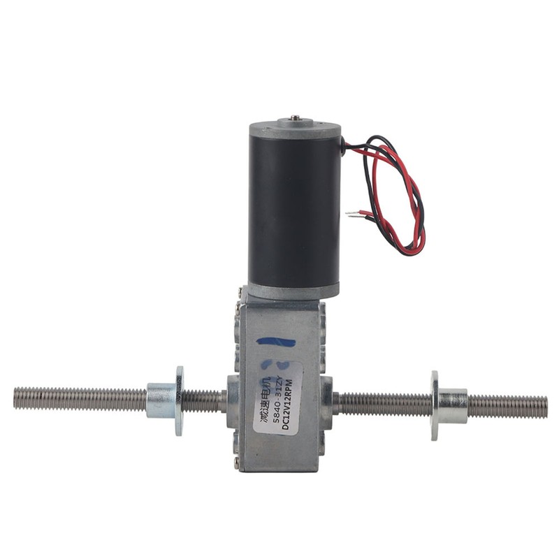Worm Gear Motor Right and Left Hand Shaft Coaxial M8