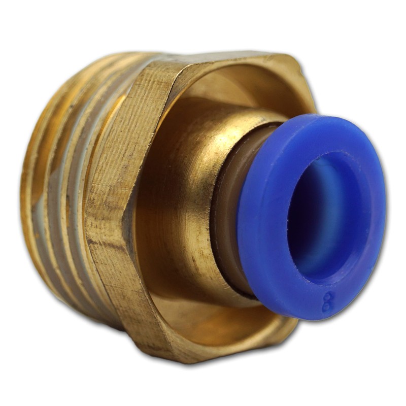 Pneumatic Plug Connection 1/2 Inch to 8 mm Pneumatic Hose