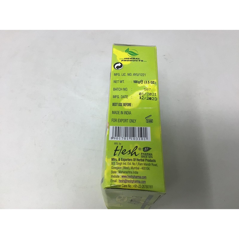 Hesh Amla Powder 3.5oz Hair Growth Treatment for Healthy Dark