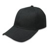 Genérico Gorras Económicas de Acrilico, Lisa, Cachucha Unisex, Ajustable, Ideal para Bordar y Campañas Publicitarias. (MX/US, Alfa, Talla única, Negro)