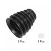sourcing map 2 Pcs Rubber Drill Dust Cover Collector, for