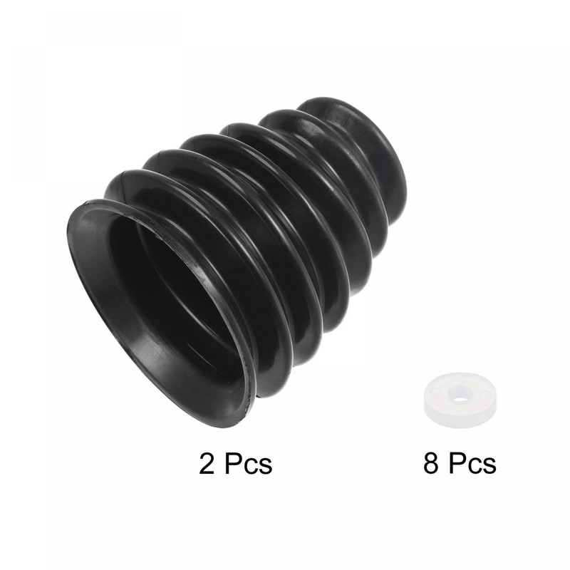 sourcing map 2 Pcs Rubber Drill Dust Cover Collector, for