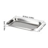 Androxeda Instrument Tray Medical Instrument Tray Dental Tray Stainless Steel