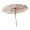 Chinese Oiled Paper Umbrella Handmade Paper Umbrella with Wood Handle