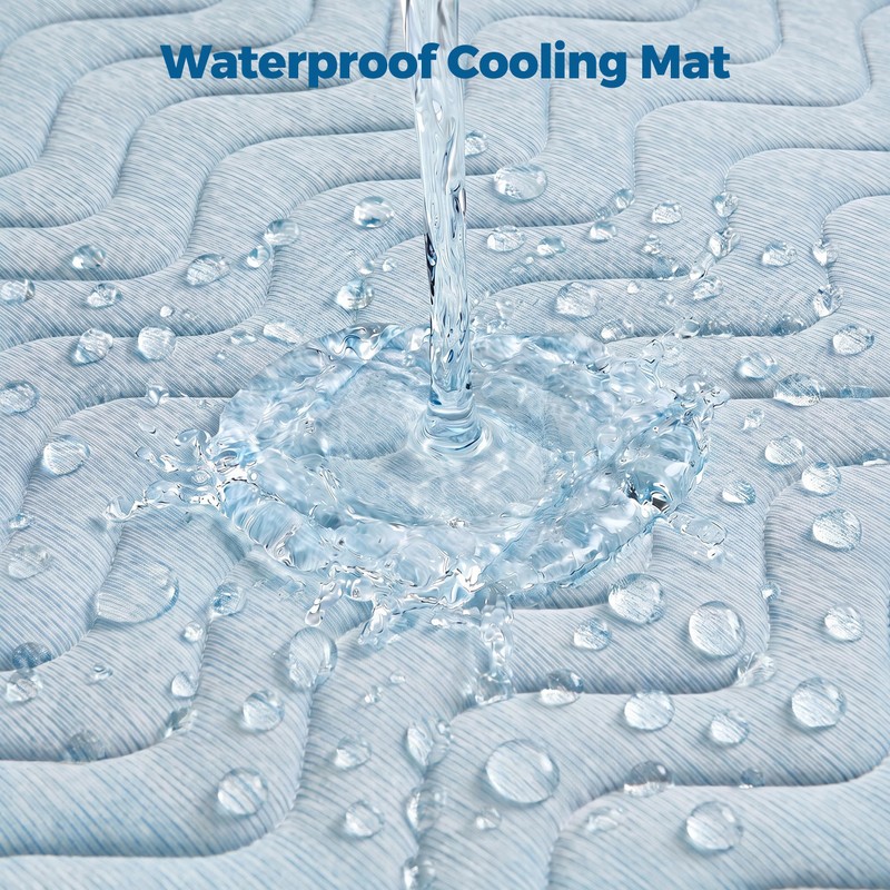 PPOLCA Waterproof Cooling Mat for Large Dogs - Q-MAX>0.5, Thin