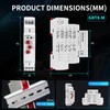 Multifunction Time Relay, IGEYAPA 16A Delay ON Off GRT8 M1