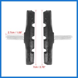 VekAuto 2 Pair Bike Cantilever Brake Pads Threadless Post Mountain Bike 70mm Stylish Design Auto Accessories