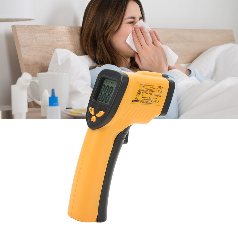Digital Infrared Thermometer Non Contact 12:1 Handheld Temperature Measuring Gun