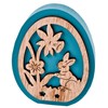 Cozy Country Design Decorative Item Wooden Easter Egg