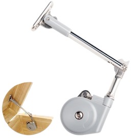 Toy Box Hinges Soft Close - Chest Hinge Lid Stay 105 Degree Open with Soft Close, Lid Support for Toy Box Chest Upward Top-Opening Flap Doors (Pack of 1)