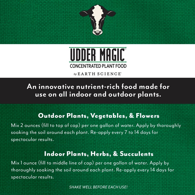 Earth Science – Udder Magic – Nutrient Rich Plant Food
