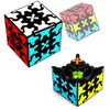 ALaLatois Gear Cube 3x3 with Three-Dimensional Gear Structure Magic Cube