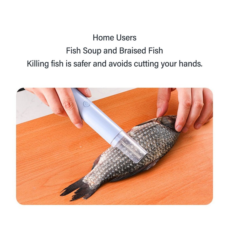 Electric Fish Scaler Automatic Handheld Quick Efficient ABS Stainless Steel