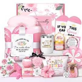 Retirement Gifts for Women 2025 - 16 pcs Relaxing Spa Gift Basket Set, Best Happy Retirement Gifts for Teacher Nurses Boss Friends Mom Mother Grandma Coworker, Funny Retired Gift for Woman