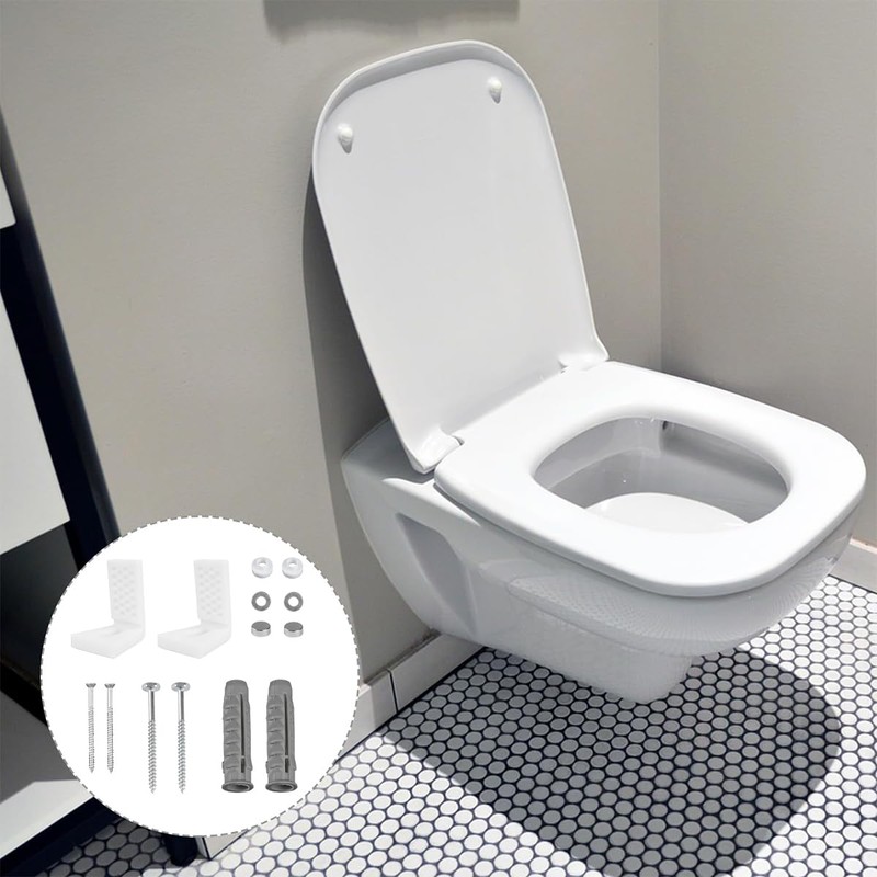VOANZO L-Shaped Floor Screw Kit Toilet Bidet Fixing Bolts Assembly