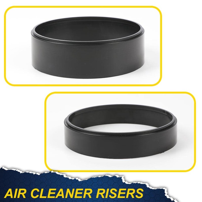 PIT66 4Pcs Air Cleaner Spacer Plastic Compatible with Edelbrock Holley