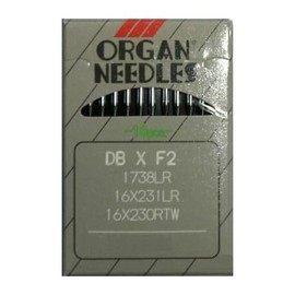 ORGAN Sewing Machine Needles Industrial Round Piston System 1738 DBx1 (Leather, Thickness 100/16)