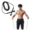 Cuerda Para Saltar Sportisimo - Ajustable Ejercicio Brincar Color Negro