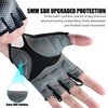 SPEEDCYC Cycling Bike Gloves Padded Bicycle Half Finger Gloves Shock-Absorbing