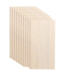 10 pcs Plywood Sheets,Basswood Sheet,200 x 100 x 2mm,Plywood Sheet for Crafts,for Crafts,DIY,Wood Engraving,Laser Projects,Model Making,Decoration,Paintings