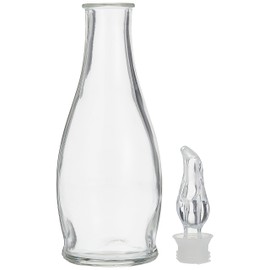 Borgonovo Indro Aceitera de Vidrio con Tapa Plástica anti-derrame,