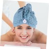 OATIPHO 2Pcs Microfiber Hair Towel Wrap Set Ultra-Absorbent Quick Drying