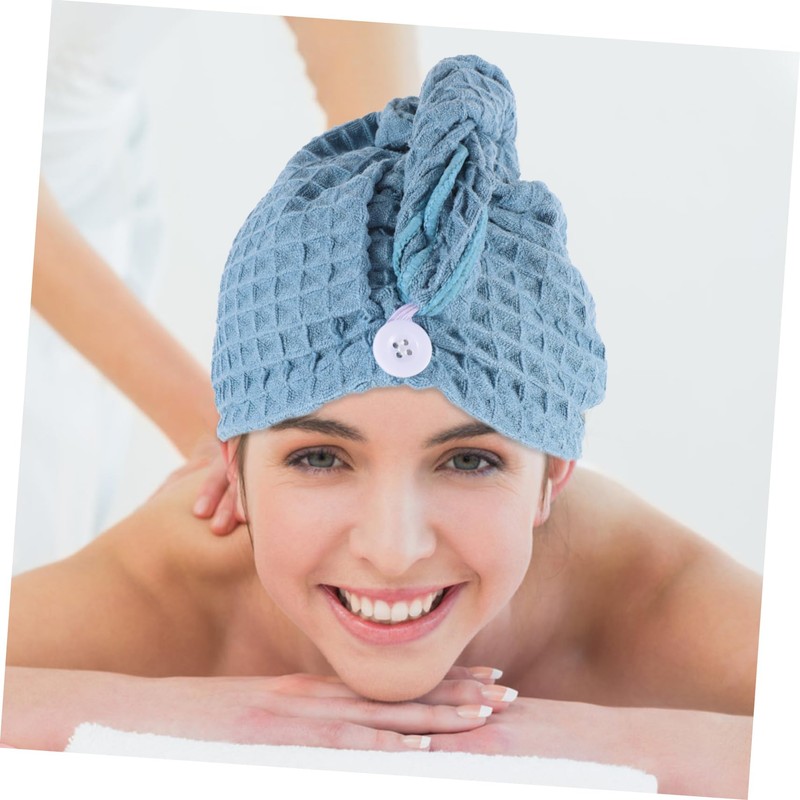 OATIPHO 2Pcs Microfiber Hair Towel Wrap Set Ultra-Absorbent Quick Drying