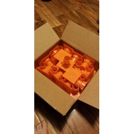 grip rite 25 count box of Grip-Rite OSHA Rebar Caps CAPOSHA7250